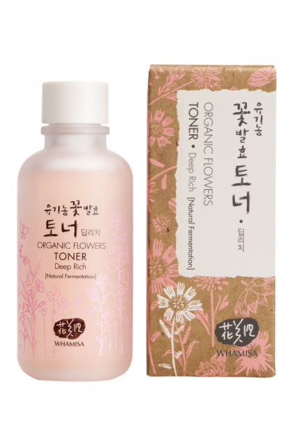 Organic Flowers Deep Rich Toner with Dwarf Everlast, Galactomyces and Purple Gromwell