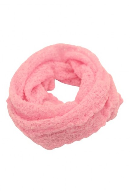 Nube rosa - Esarfa fina din baby alpaca
