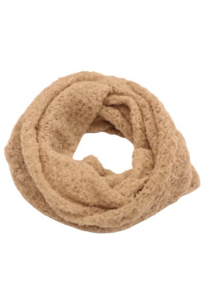 Nube arena - Esarfa fina din baby alpaca