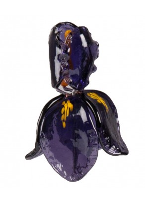 Iris decorativ din sticla Murano
