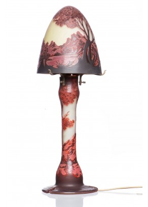 "Red Silence" Table Lamp - Galle type