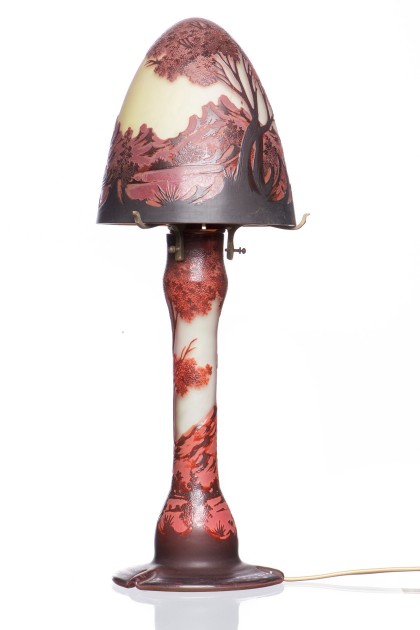 Red Silence Table Lamp (Galle type))