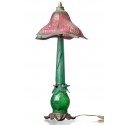 " Green Arlequin" Table Lamp - Galle type