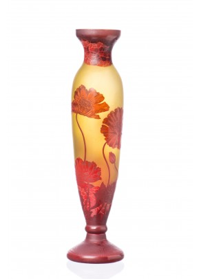 Fire Poppy Vase - Galle type