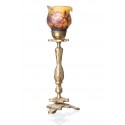 Candleholder Red Flowers Flame - Galle type