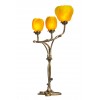 "Trio of Yellow Tulips" Table Lamp -Galle type