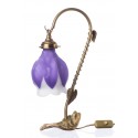 "Shades of Crocus" Table Lamp - Galle type