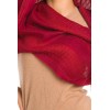 “Cielo rojo” baby alpaca and silk scarf