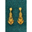 Gold-plated Silver Filigree Earrings - Campanas