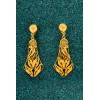 Campanas - Gold Plated Silver Filigree Earrings