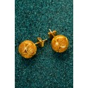 Gold-plated Silver Filigree Earrings - Esferas