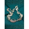 Black Moche - Silver filigree necklace