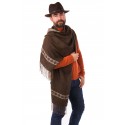 Inca Cross Tierra - baby alpaca and pima cotton double-sided shawl