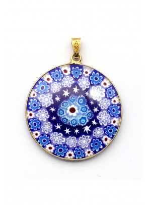 Pandantiv Murrine Grande (argint aurit, 3,2 cm)