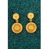 Little Fantasy - Gold plated silver filigree earrings