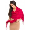 “Roses are red” baby alpaca and silk scarf