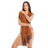 “Desert spring” baby alpaca and silk scarf