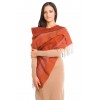 “Puesta del sol” baby alpaca and silk scarf