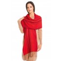 Rojo real - baby alpaca and silk scarf
