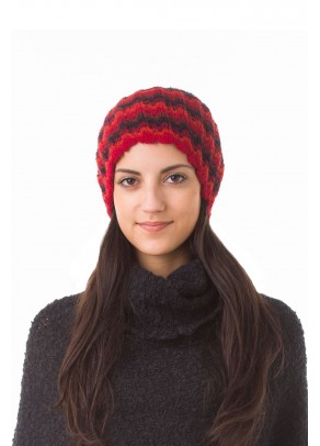 Kusi t'ika - baby alpaca cap