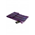 Purple Orchid - baby alpaca fine scarf