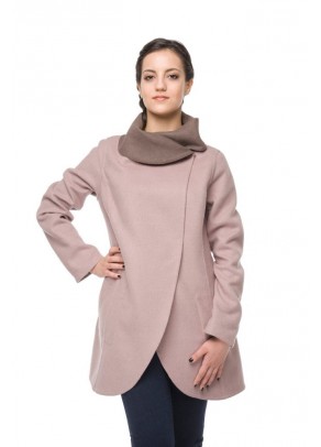Alpaca double-sided lavender coat