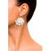 Marinera Dance - Silver filigree earrings