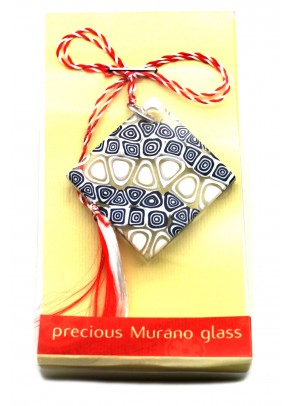 Martisor Murano Black & White Mosaic