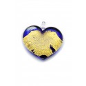 Pendant Passione - Gold on Blue