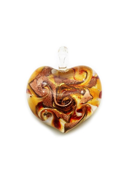 Pendant Passione - Heart in Flames