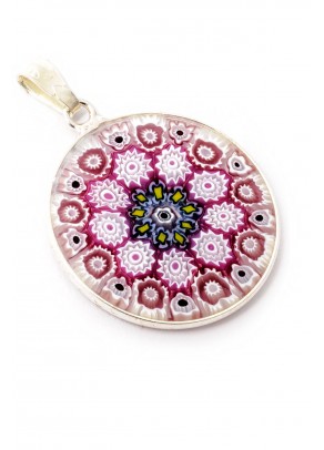 Murrine Pendant Mezzo (silver, 2,3 cm)