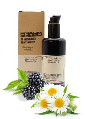 Organic sensual body oil Blackberry Chamomile - 200 ml