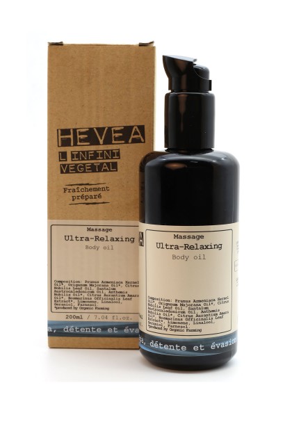 Relaxing aromatherapy organic massage oil with precious neroli and sandalwood - 200 ml