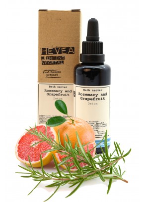 Organic bath nectar with rosemary and grapefruit