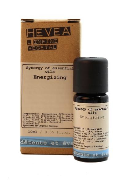 Energizing organic massage oil with ginger and black pepper