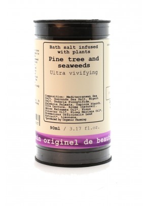 Luxury Bath Salts with organic essences of balsam fir and black spruce