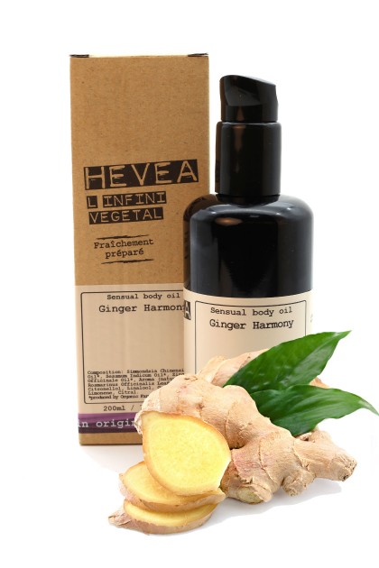 Organic sensual body oil Ginger Harmony - 200 ml