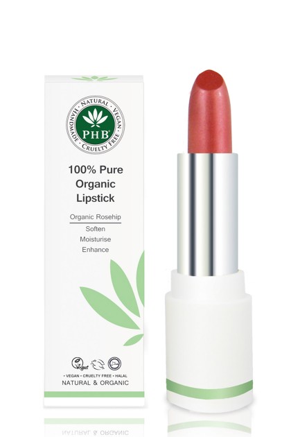 Organic lipstick with shea butter and rosehip oil (Cranberry)