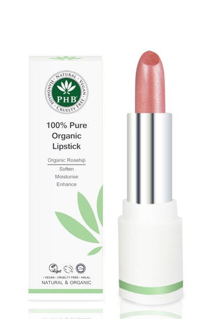Organic lipstick with shea butter and rosehip oil (Grace)