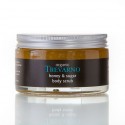 Gomaj de lux bio pentru corp cu miere, esente de trandafir, citrice si vanilie
