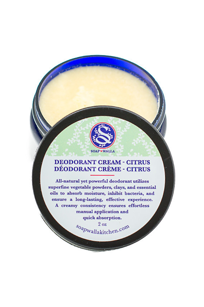 Soapwalla's organic deodorant cream