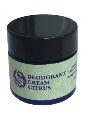 Organic deodorant cream with shea butter, lime and vanilla oil (travel size)