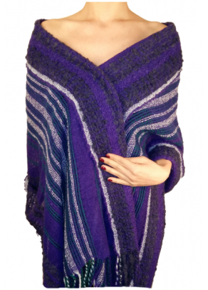La Violeta - baby alpaca shawl