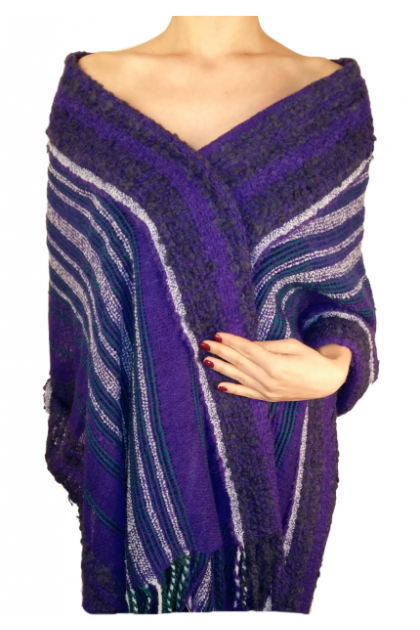 La Violeta - baby alpaca shawl