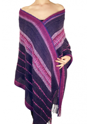 Rosas Suaves - baby alpaca shawl