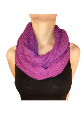Suri Violetas - alpaca fine neck scarf