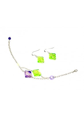 Murano Set Miriam - 2 piece, silver