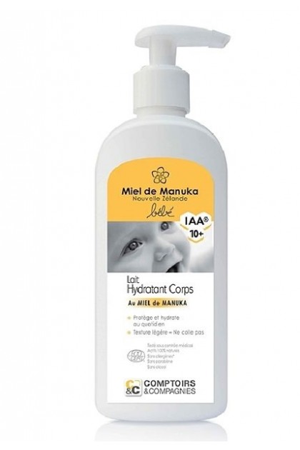 Organic baby moisturizing lotion with manuka honey IAA10+