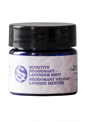Deodorant bio Lavender Mint pentru piele sensibila cu argila si carbune activ (travel size)