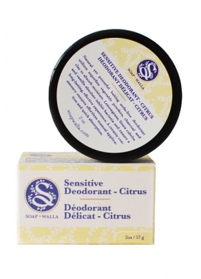 Organic deodorant cream Citrus for sensitive skin
